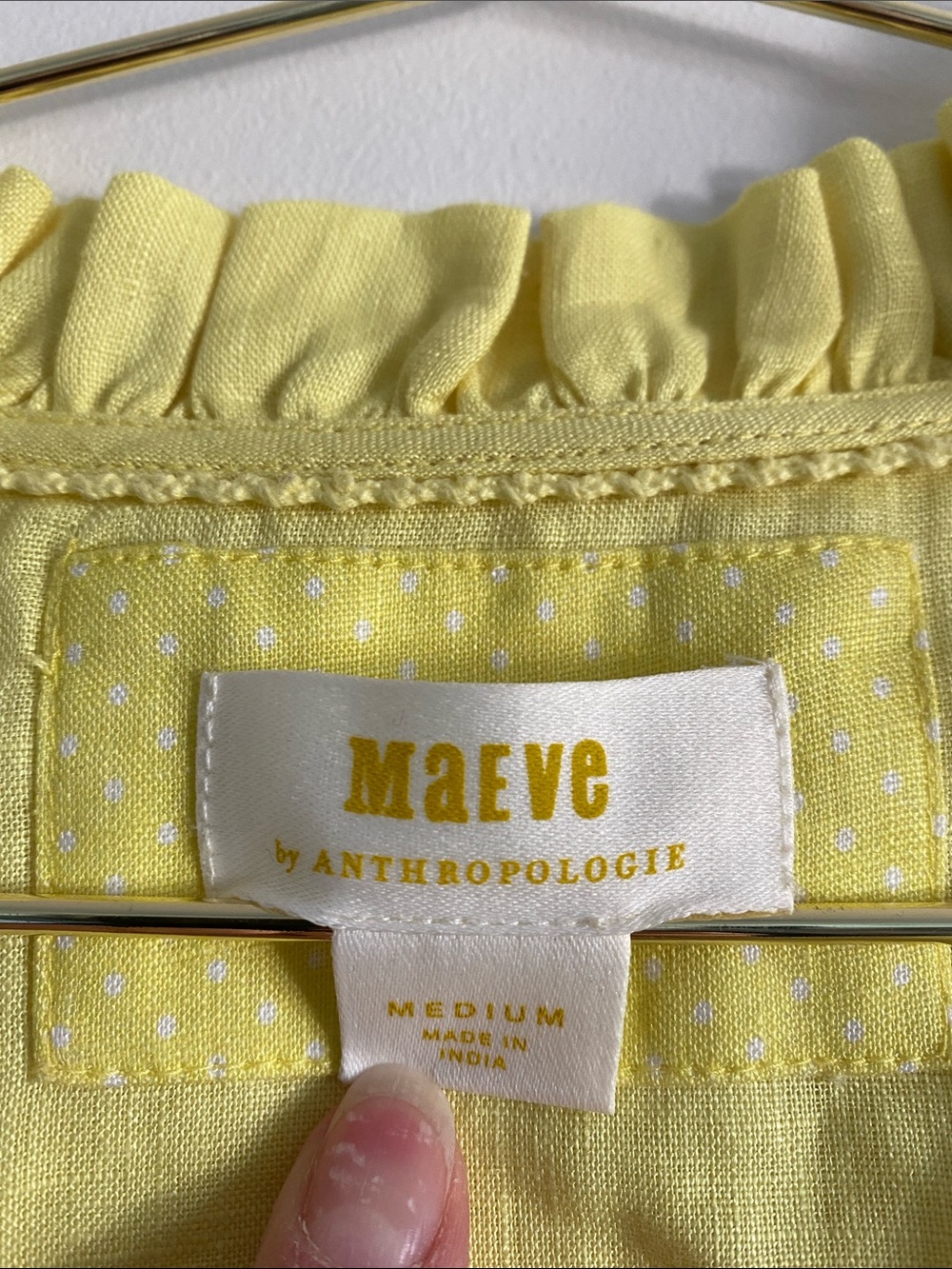 Maeve Linen The Audie Puff Blouse - Picture 3 of 9